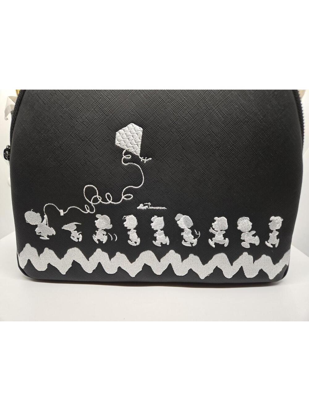 Loungefly Peanuts 75th Anniversary Mini Backpack Gold Snoopy NWT - Picture 11 of 14